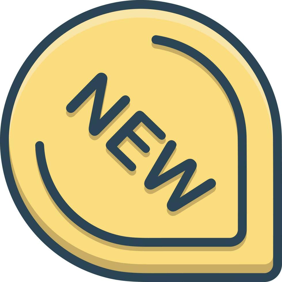 color icon for new vector