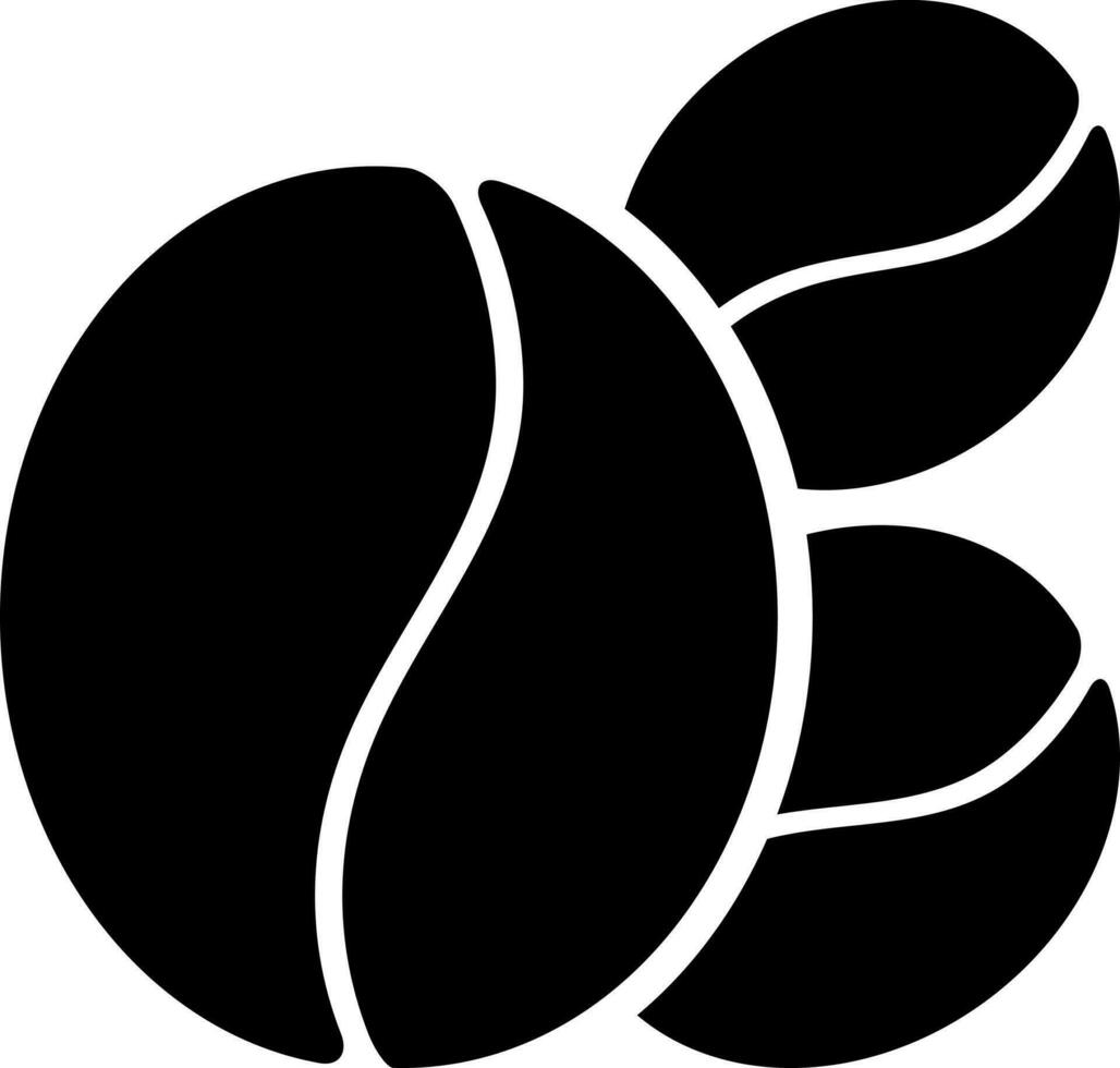 solid icon for coffee vector