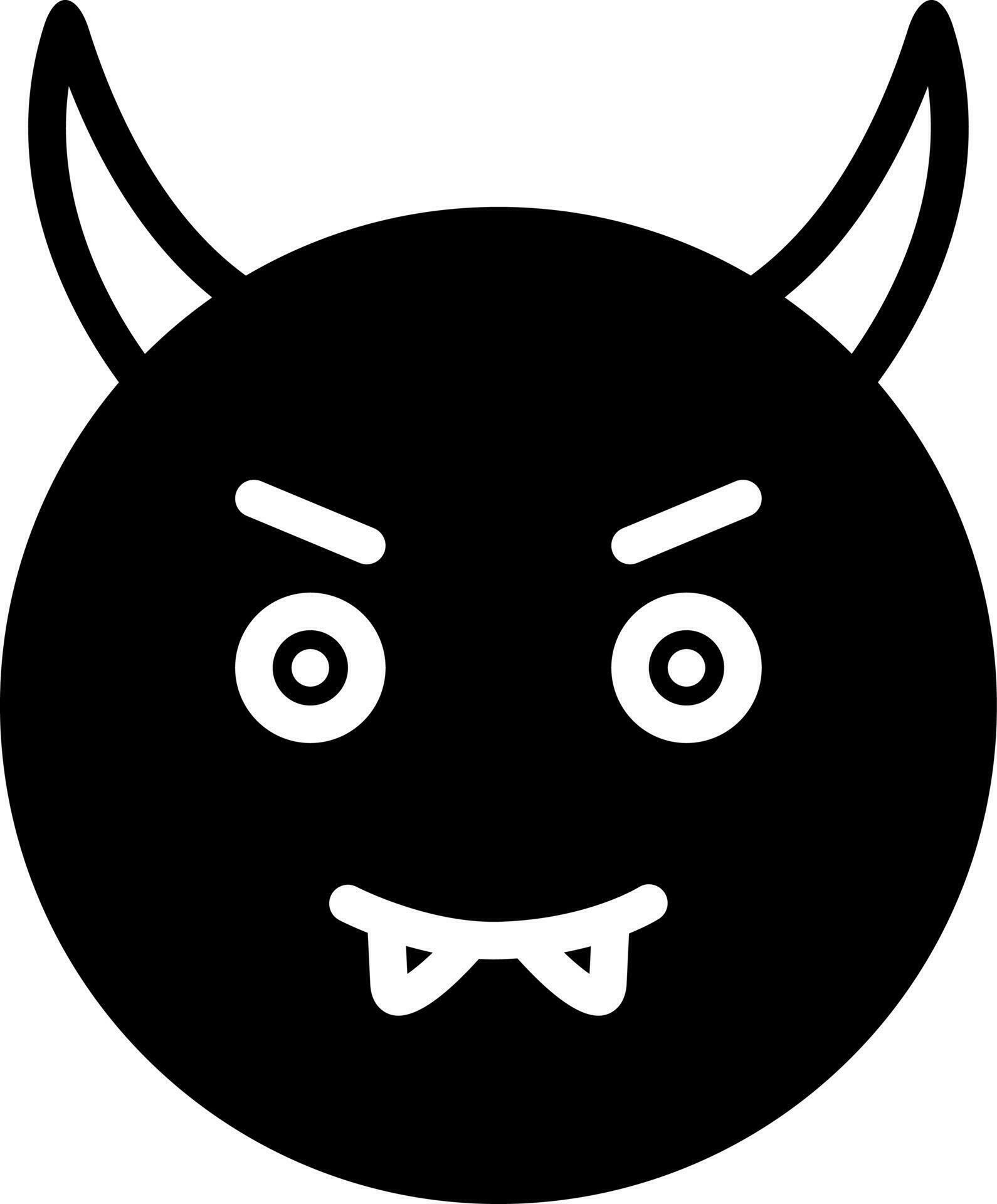 solid icon for devil 23544769 Vector Art at Vecteezy