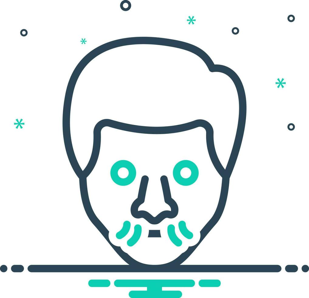 mix icon for smell vector