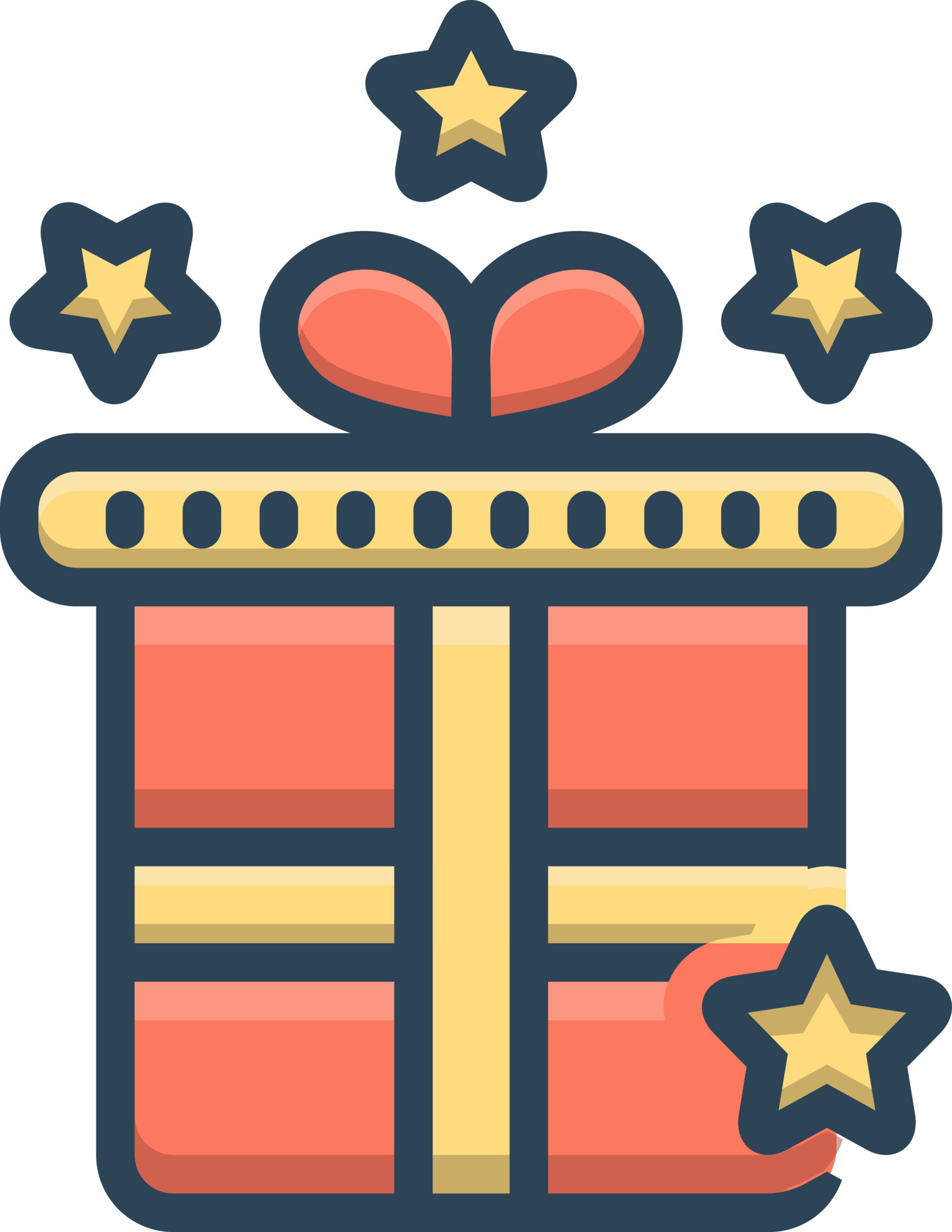 color icon for gift 23545020 Vector Art at Vecteezy