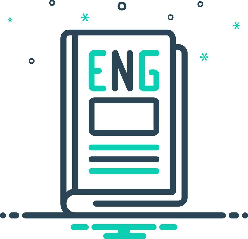 mix icon for education vector