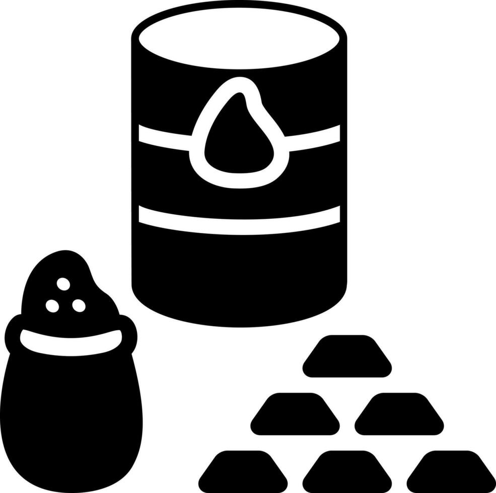 solid icon for commodities vector