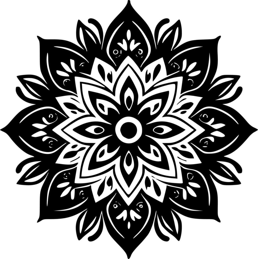 Mandala - High Quality Vector Logo - Vector illustration ideal for T-shirt graphic