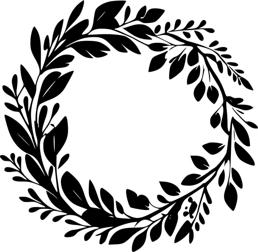 Wreath - High Quality Vector Logo - Vector illustration ideal for T-shirt graphic