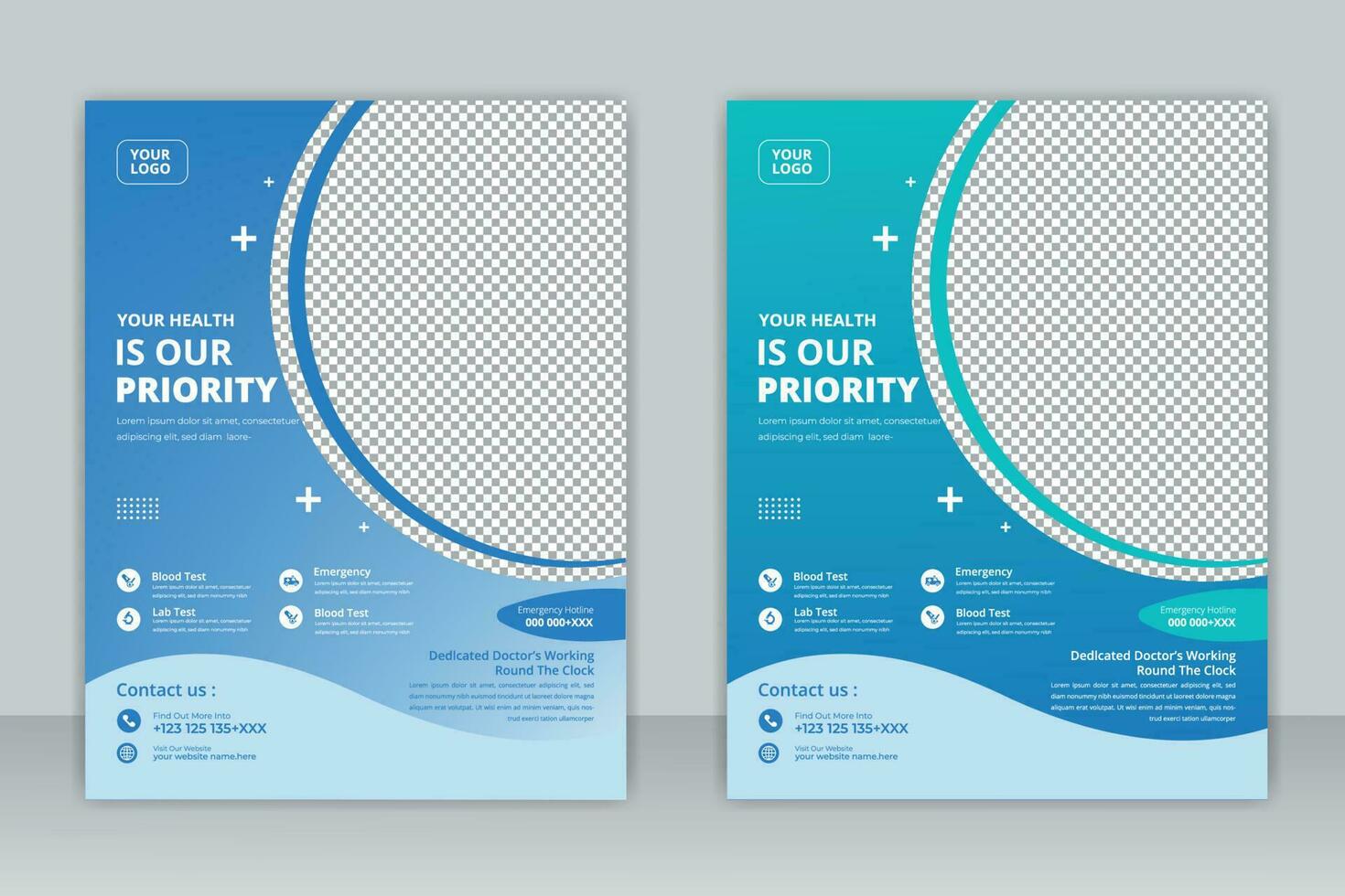 healthcare cover a4 template design and flat icons for a report and medical brochure design, flyer, leaflets decoration for printing and presentation vector. vector