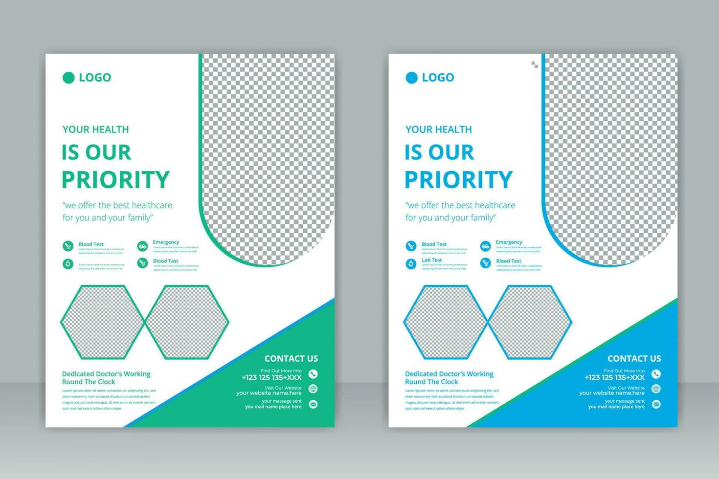 healthcare cover a4 template design and flat icons for a report and medical brochure design, flyer, leaflets decoration for printing and presentation vector. vector