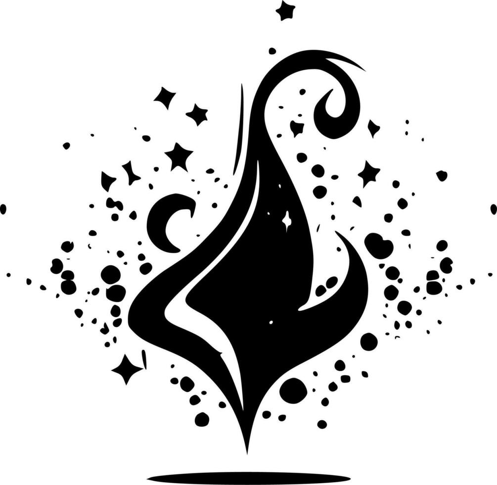 magia - minimalista y plano logo - vector ilustración