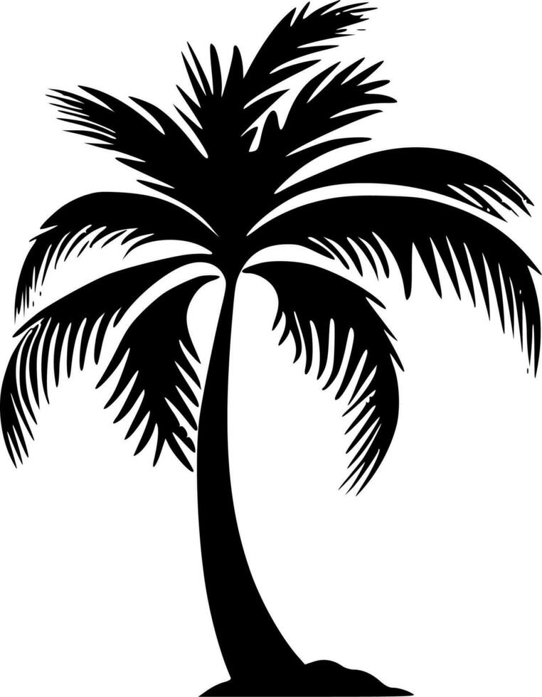 Palm Tree - High Quality Vector Logo - Vector illustration ideal for T-shirt graphic