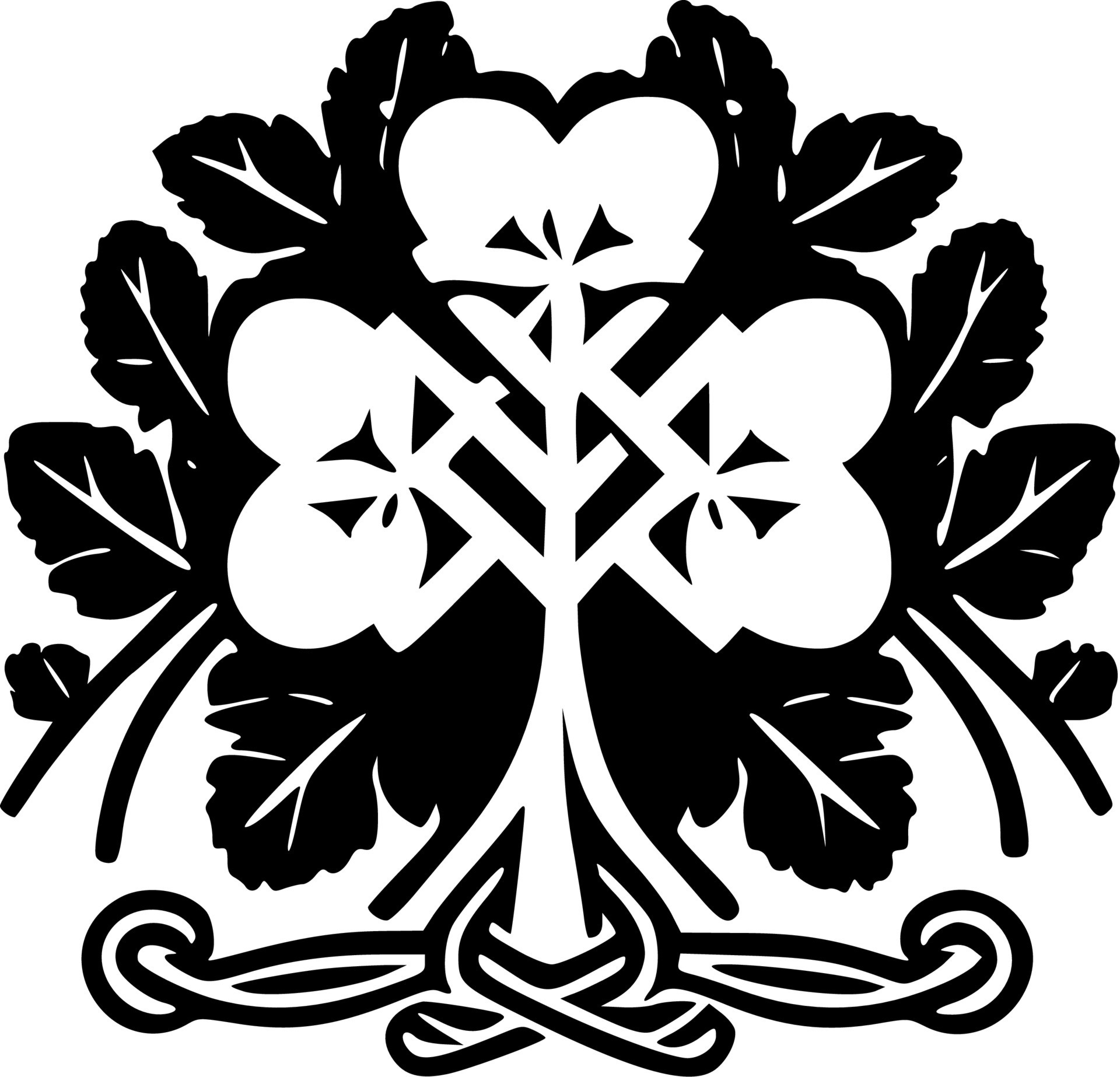 Irish, Black and White Vector illustration 23545279 Vector Art at Vecteezy