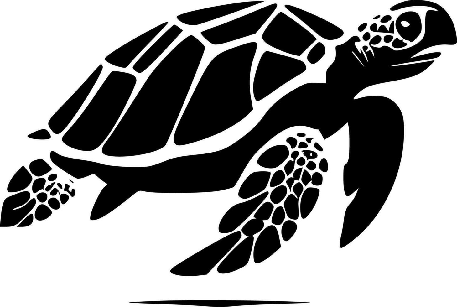 Turtle - High Quality Vector Logo - Vector illustration ideal for T-shirt graphic