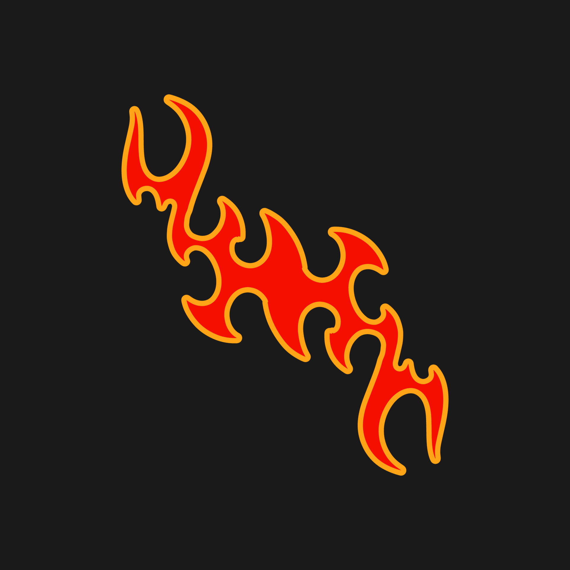 Old Flames New Look with Streetwear Objects Objects Vector Collection