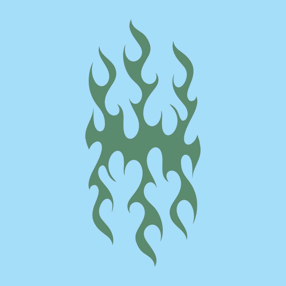 Dynamic Flames Vector Collection for Apparel and Print