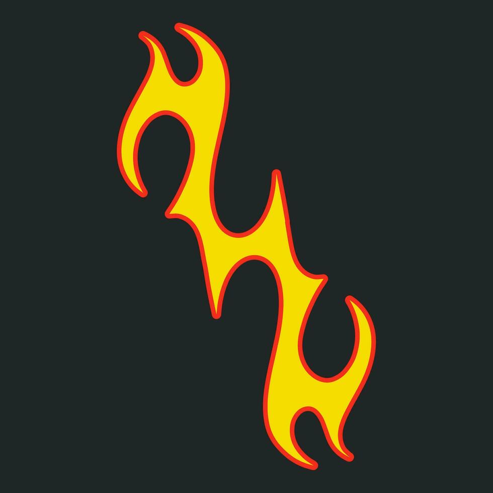 Dynamic Flames Vector Collection for Apparel and Print