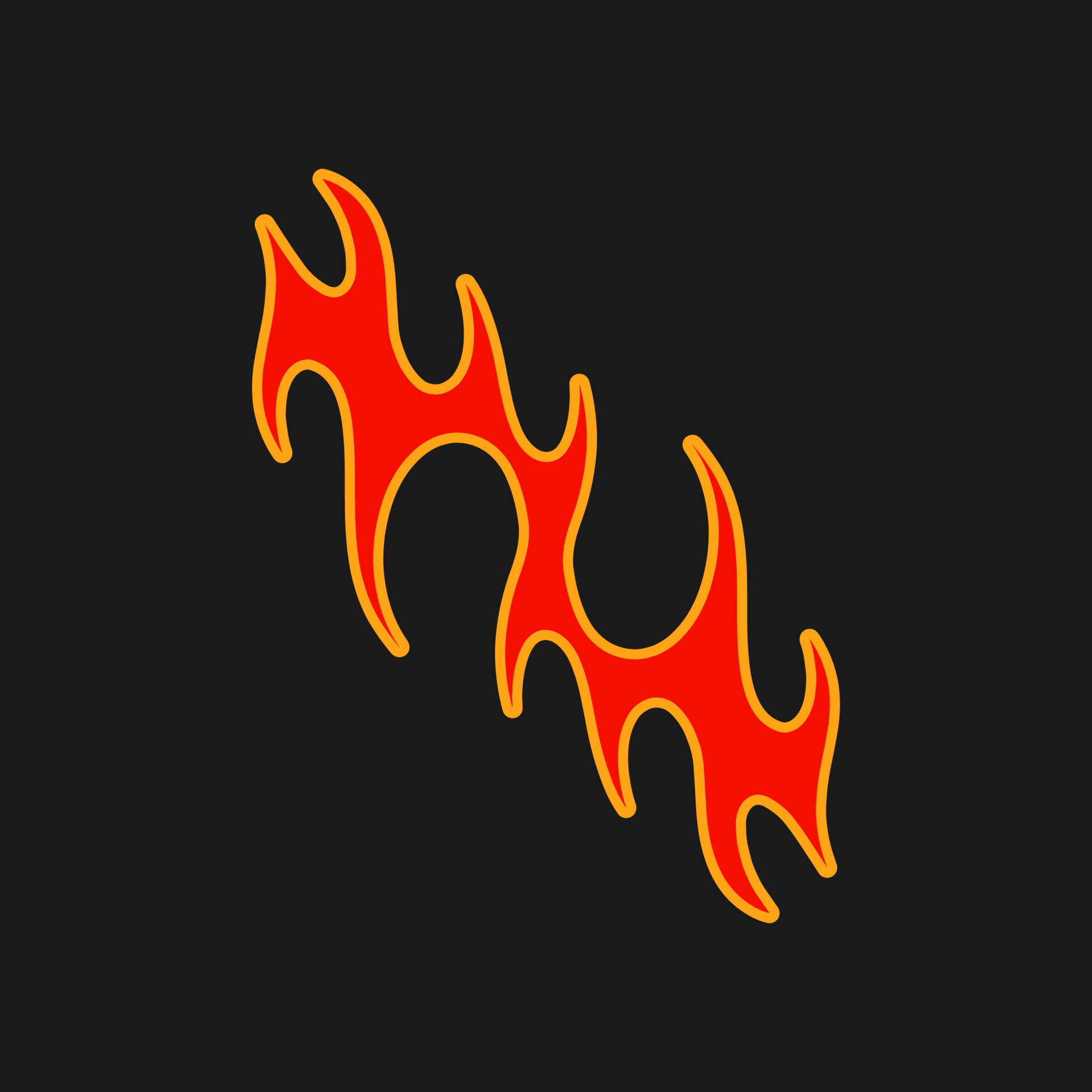 Old Flames New Look with Streetwear Objects Objects Vector Collection