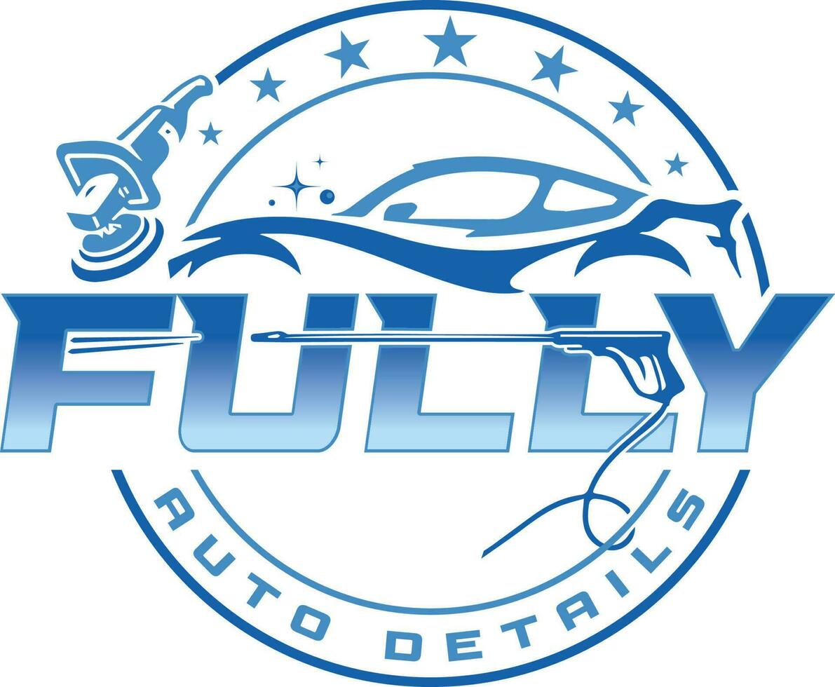 AUTOMOTIVE DETAILING BUSINESS LOGO vector