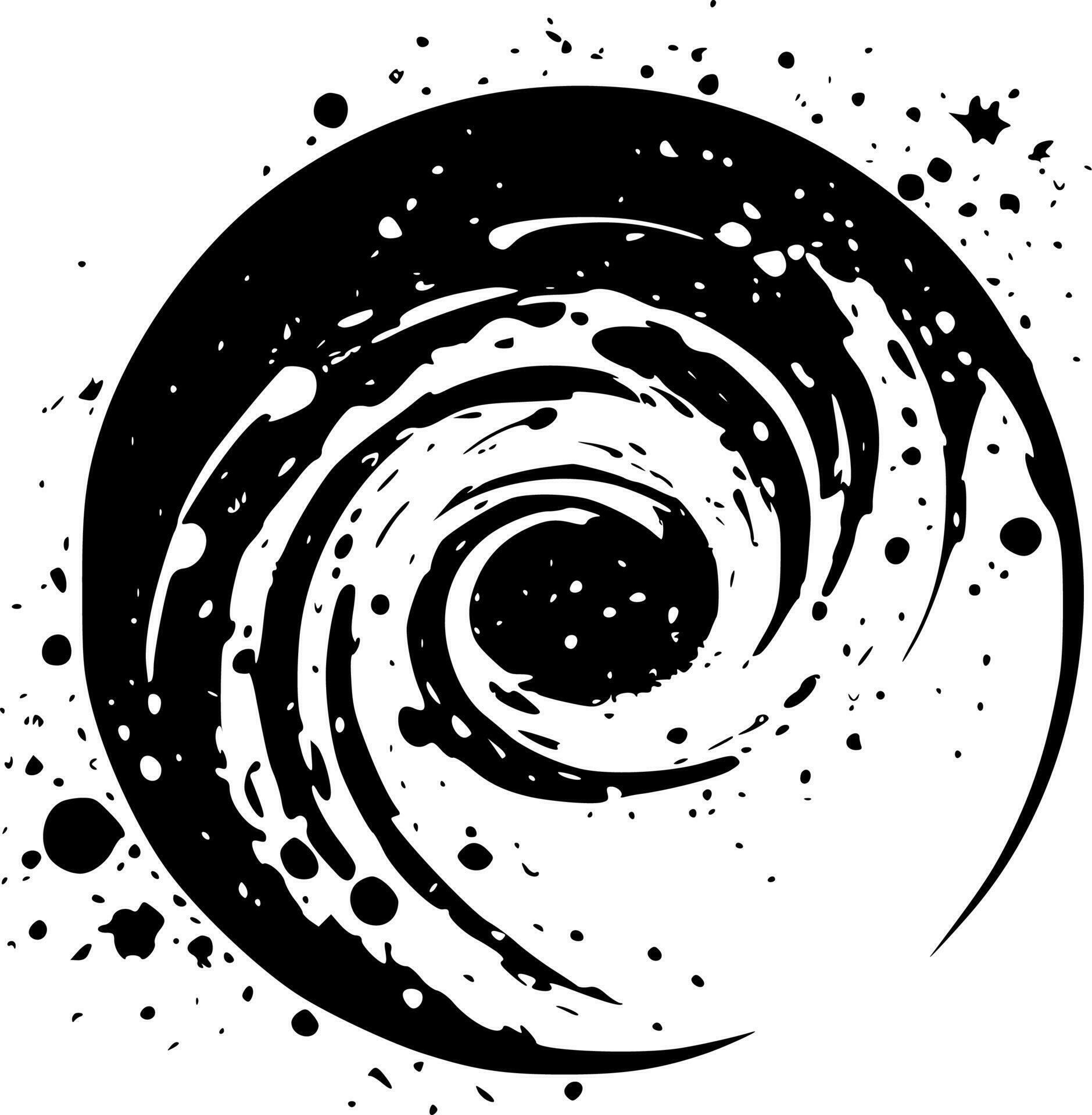 Galaxy - Minimalist and Flat Logo - Vector illustration 23545595 Vector ...
