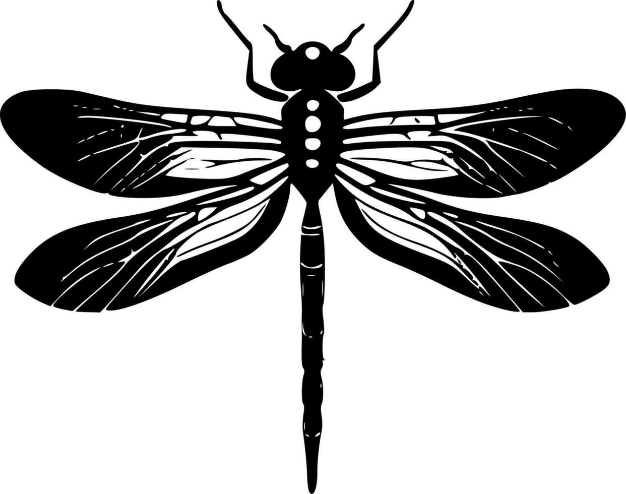 Dragonfly - High Quality Vector Logo - Vector illustration ideal for T-shirt graphic