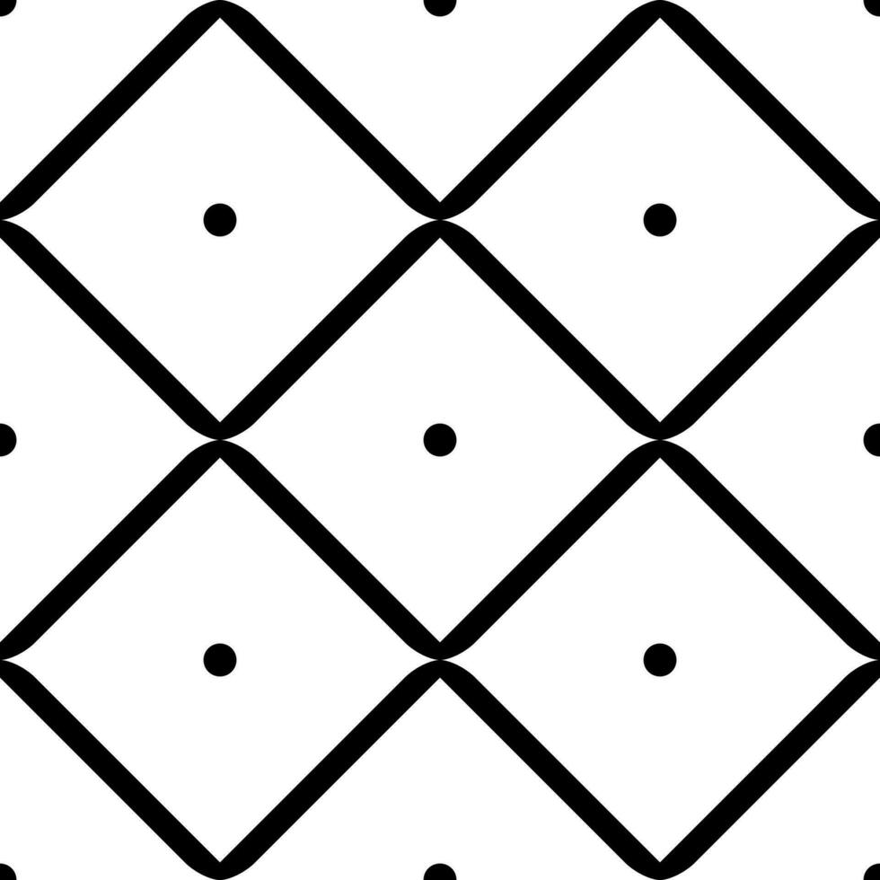 Seamless geometric pattern minimalism modern style black line color and white background. vector