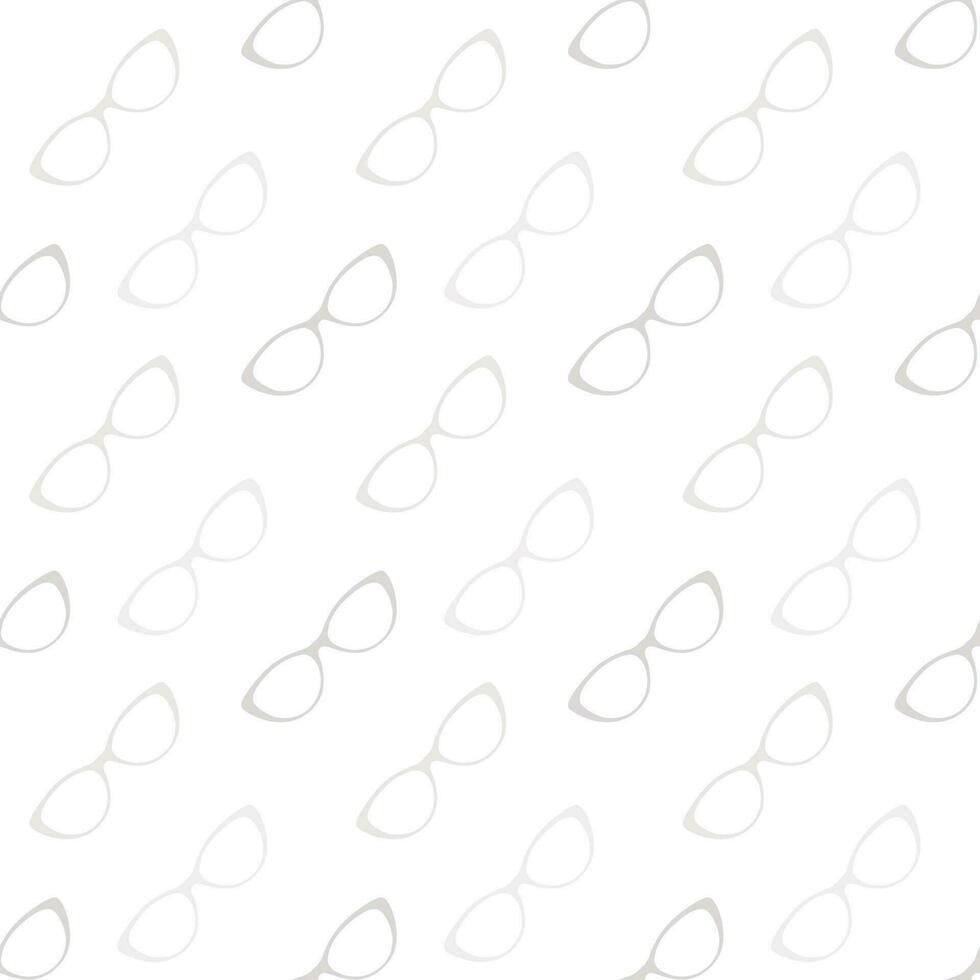Eye glasses seamless pattern. Flat vector. vector
