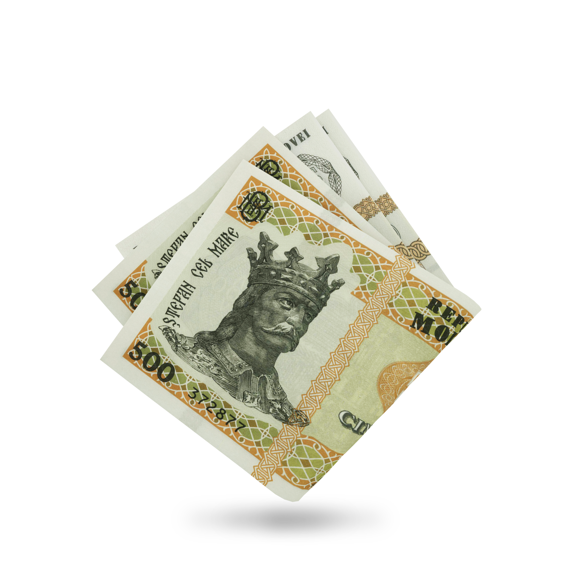 3d Rendering Of Folded Moldovan Leu Notes Isolated On Transparent 3d-rendering-of-folded-moldovan-leu-notes-isolated-on-transparent