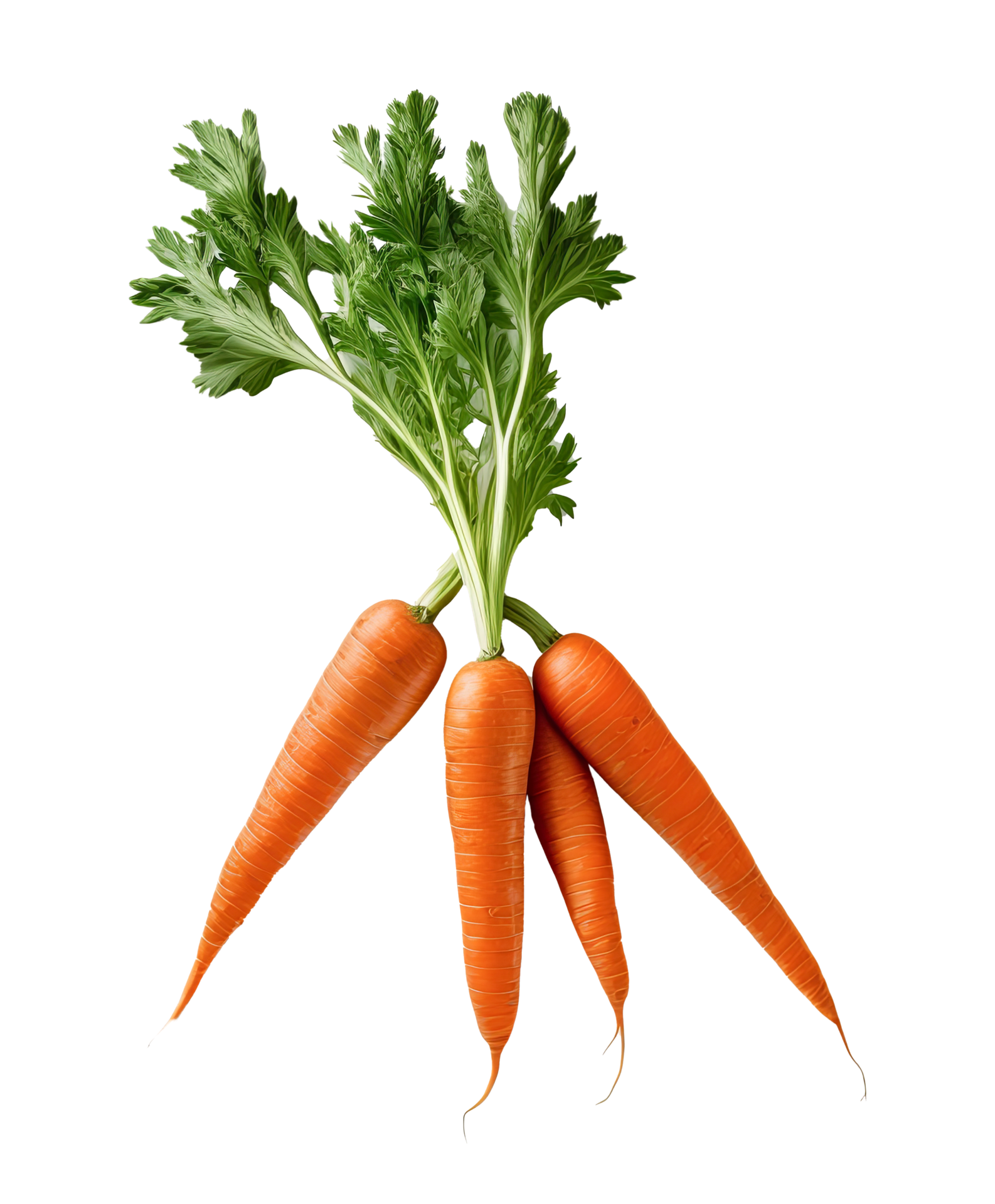 Carrot. Heap of vegetable isolated on transparent background png file