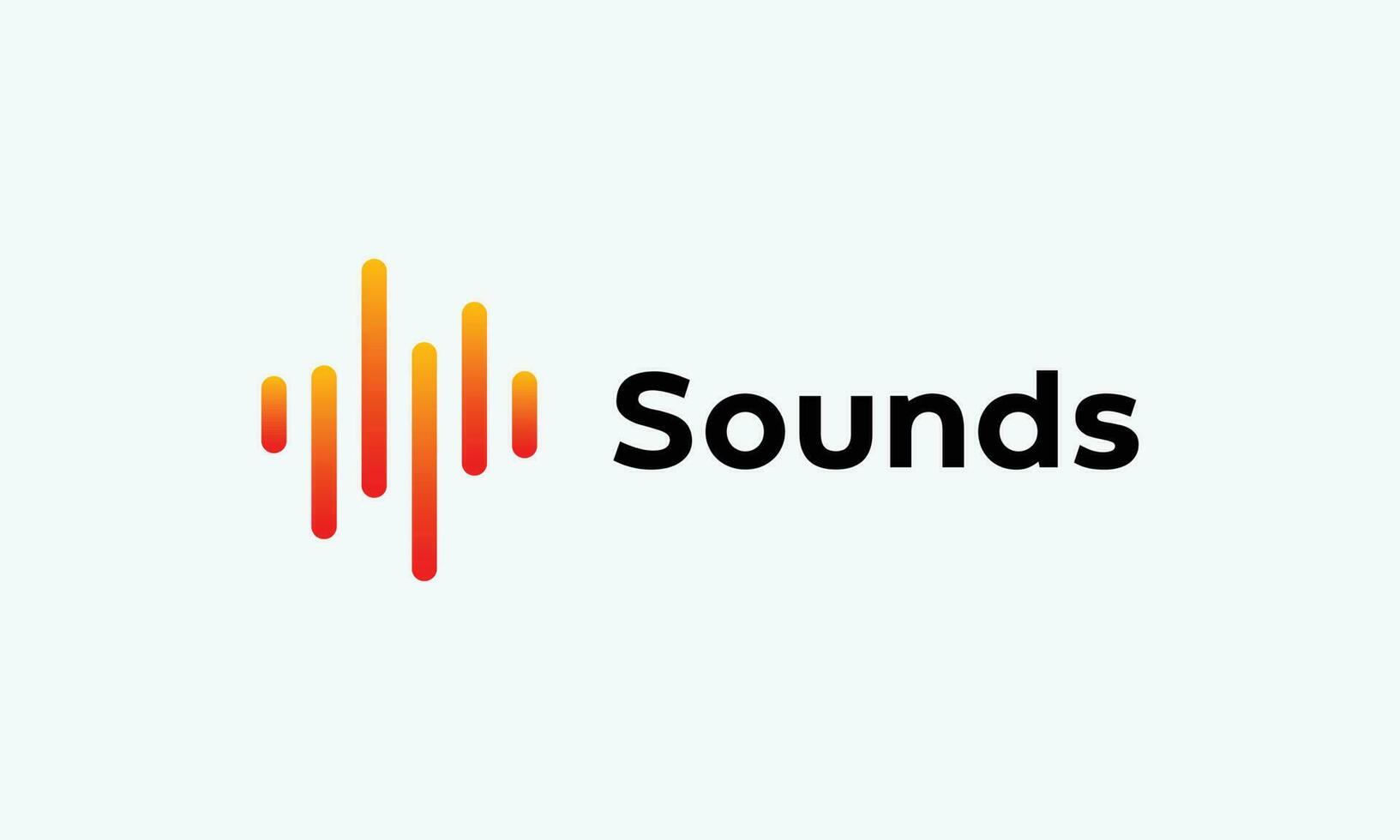 Logo vector equalizer wave music sound song track media art concept minimalist icon creative symbol digital technology connect network simple innovation