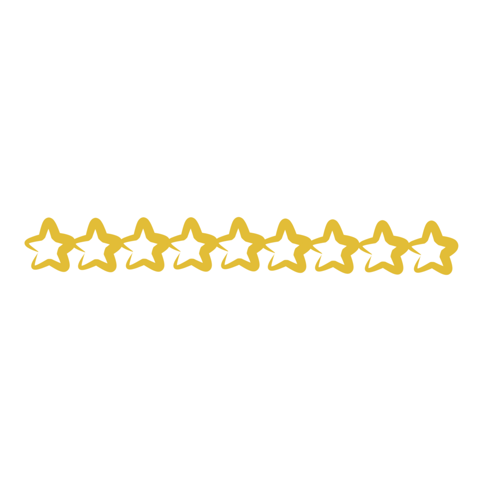 Yellow rating star png