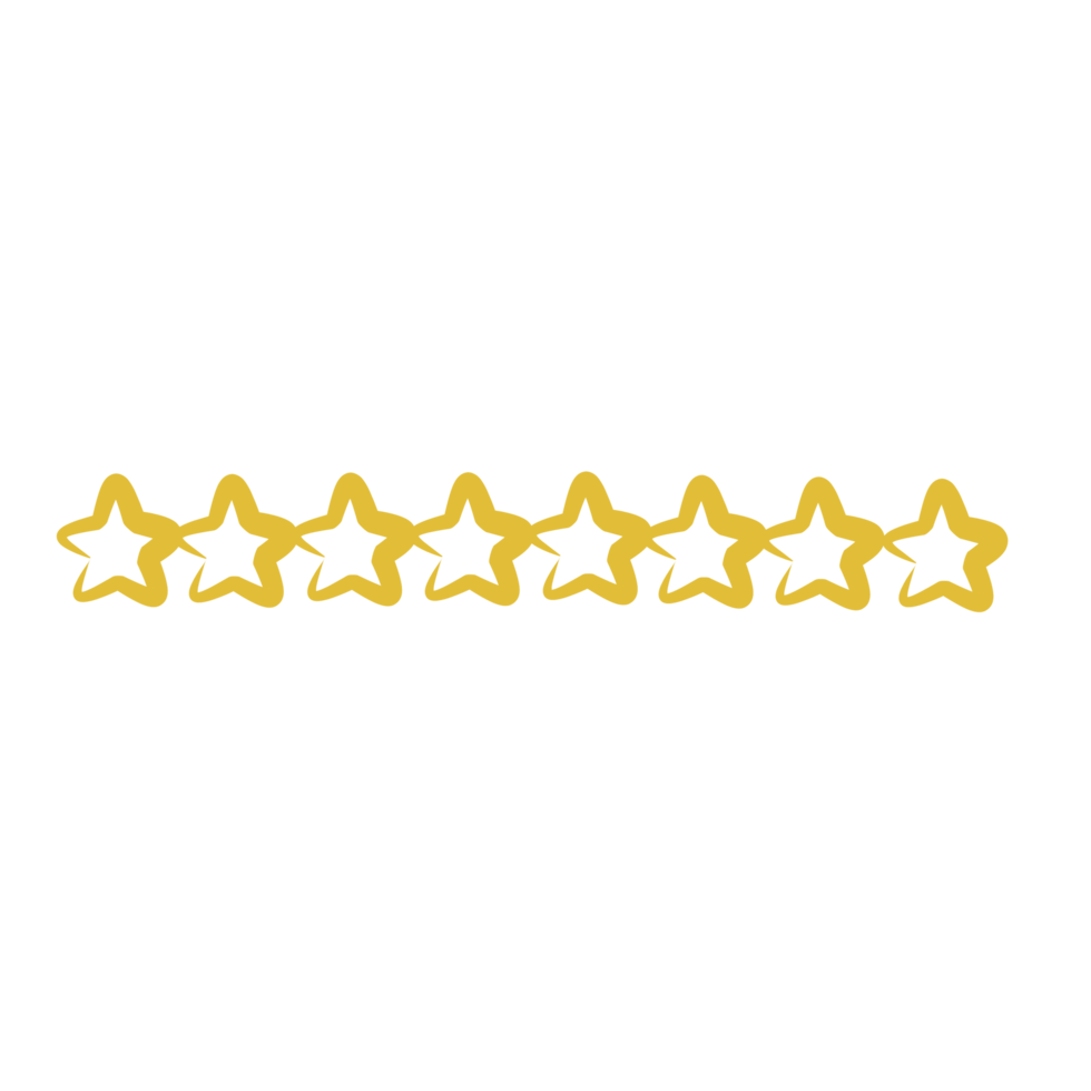 Yellow rating star png