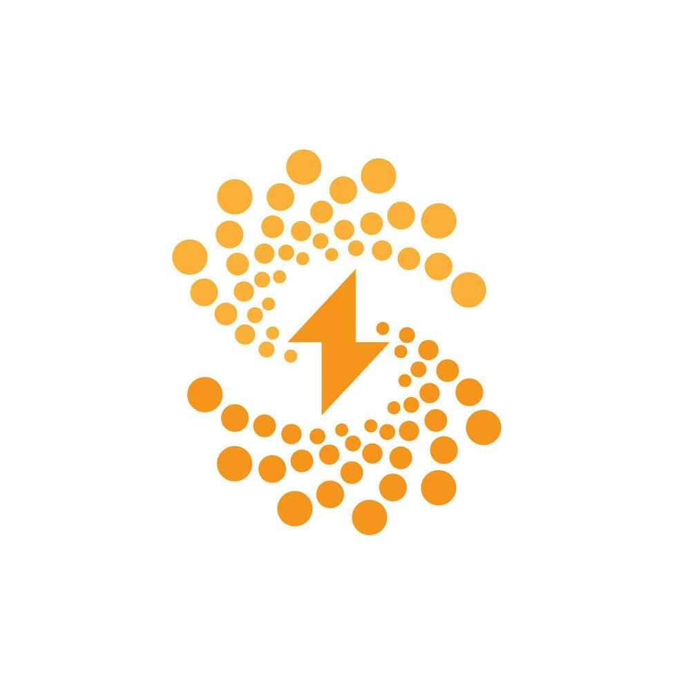 moderno energía logo y negocio diseño. solución, positivo, moderno, energía, icono vector