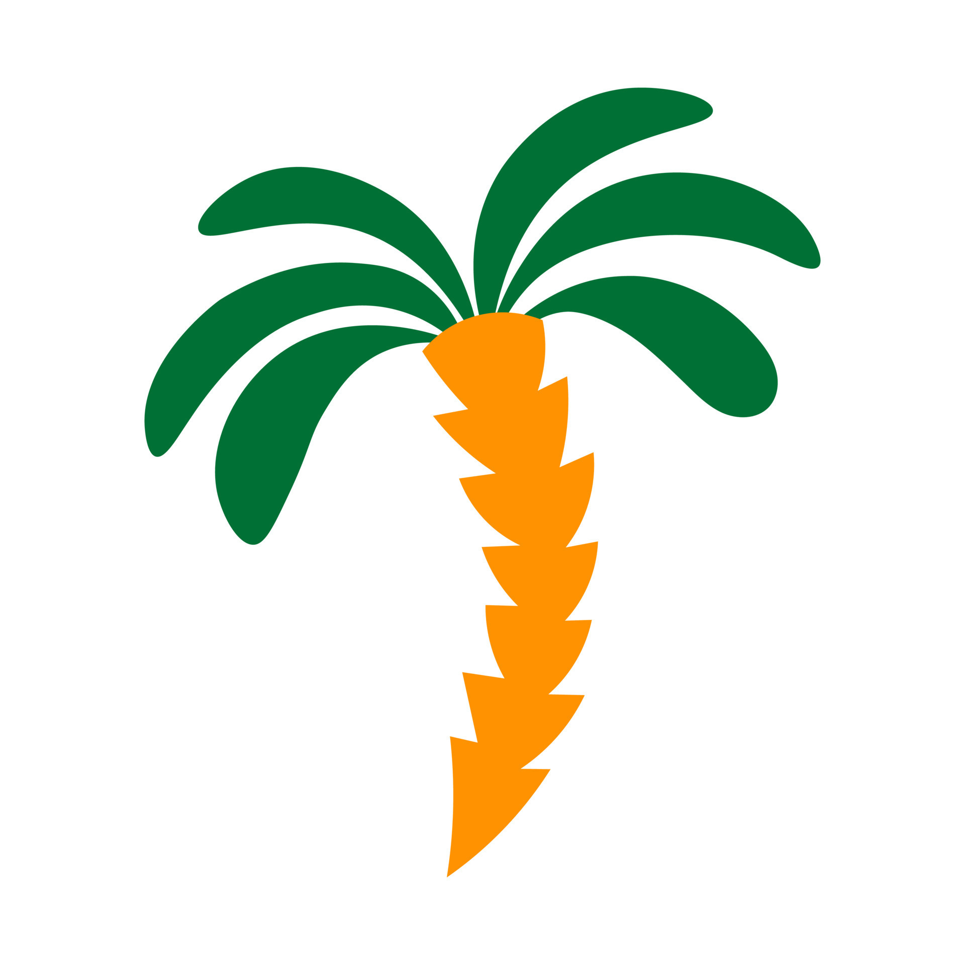 Creative palm tree vector symbol 23546610 Vector Art at Vecteezy