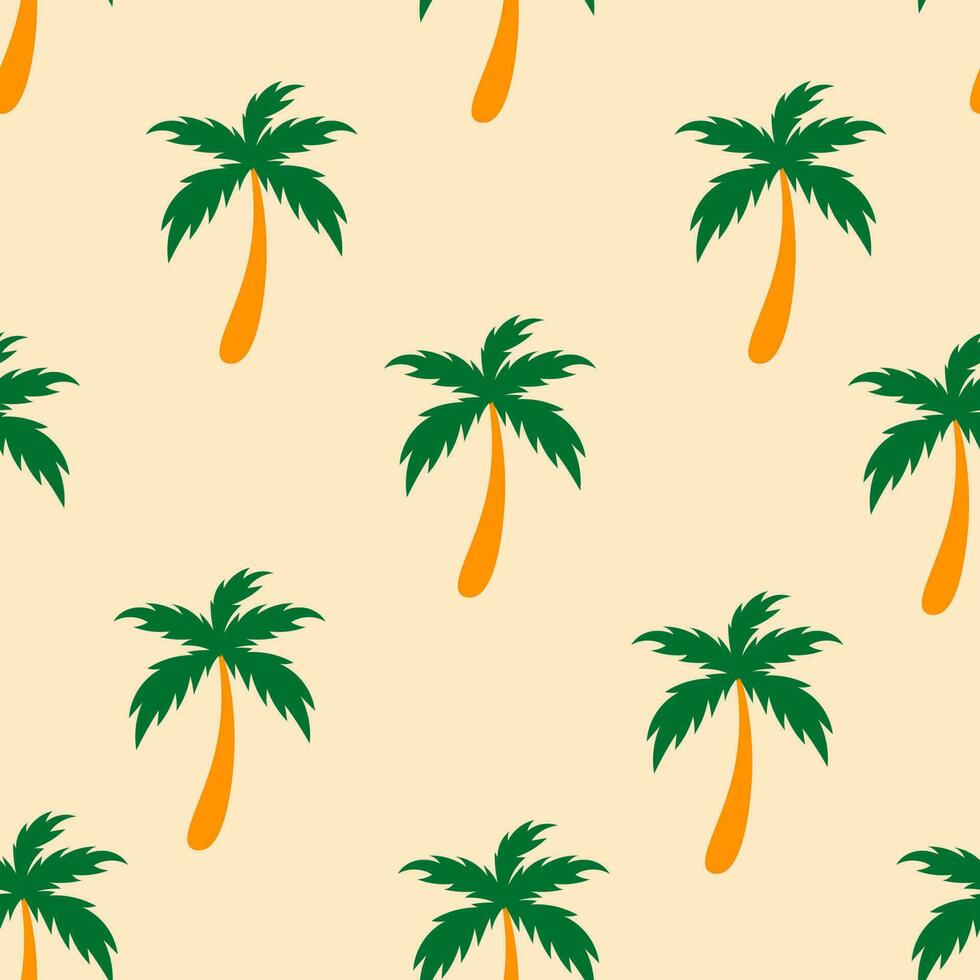 palmera de patrones sin fisuras vector