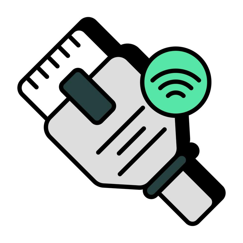 A perfect design icon USB connector vector