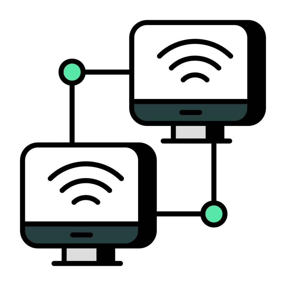 Premium download icon of connected devices 23546836 Vector Art at Vecteezy
