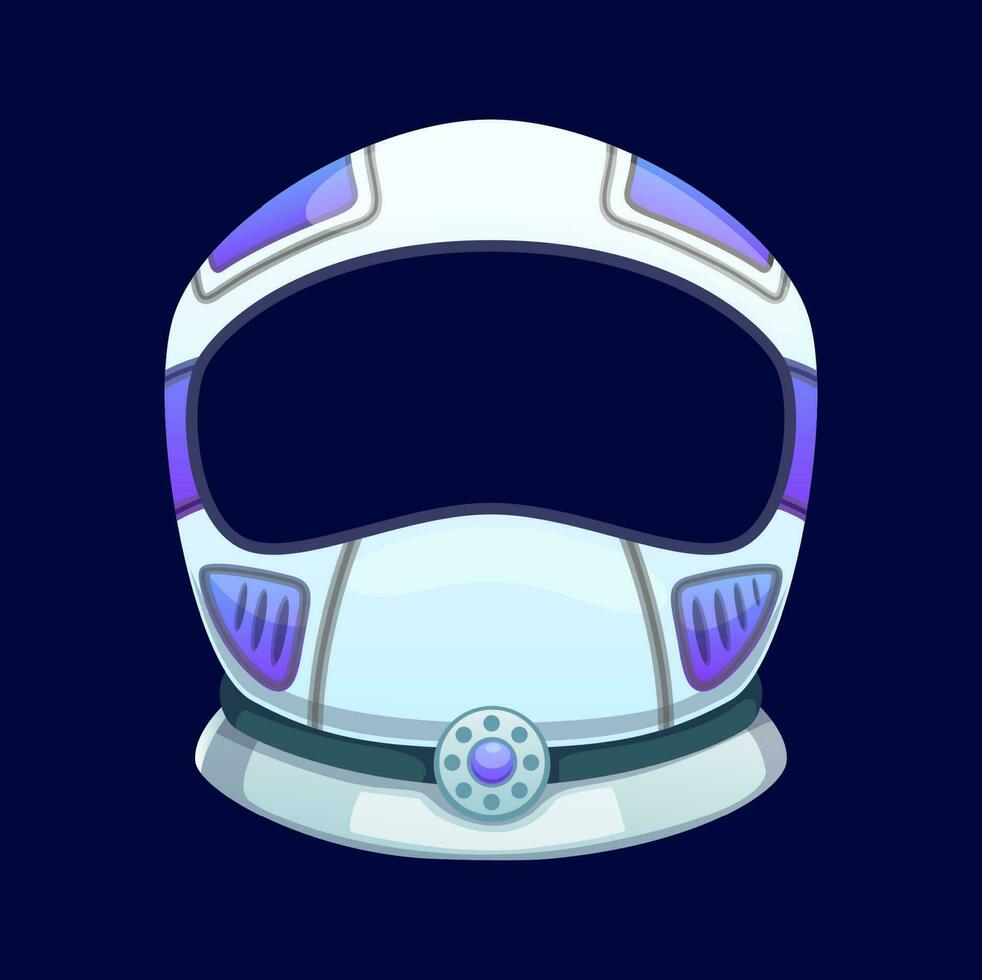 Kids astronaut space helmet for photo booth vector