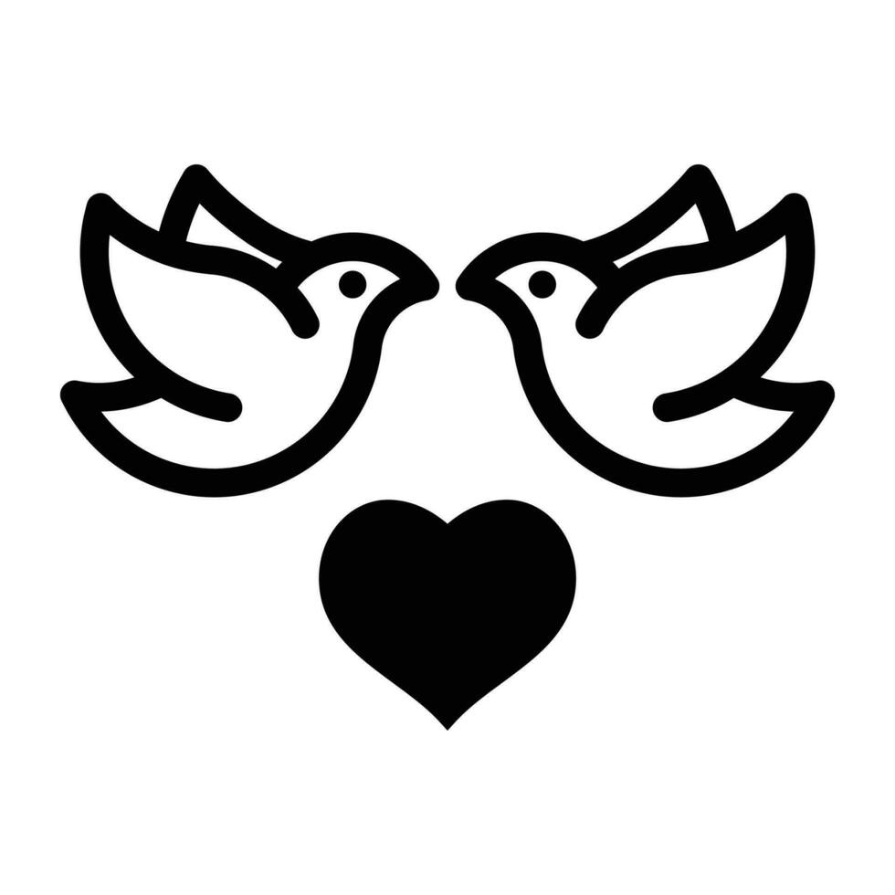 Dove bird icon vector