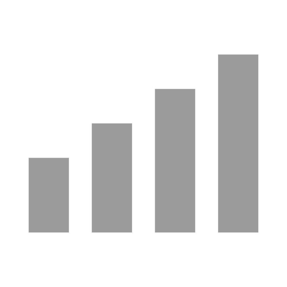 Signal bar icon vector