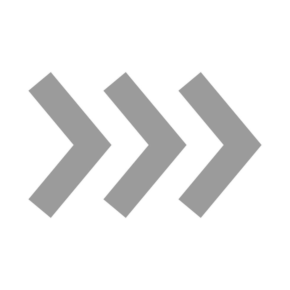 Triple arrow icon vector