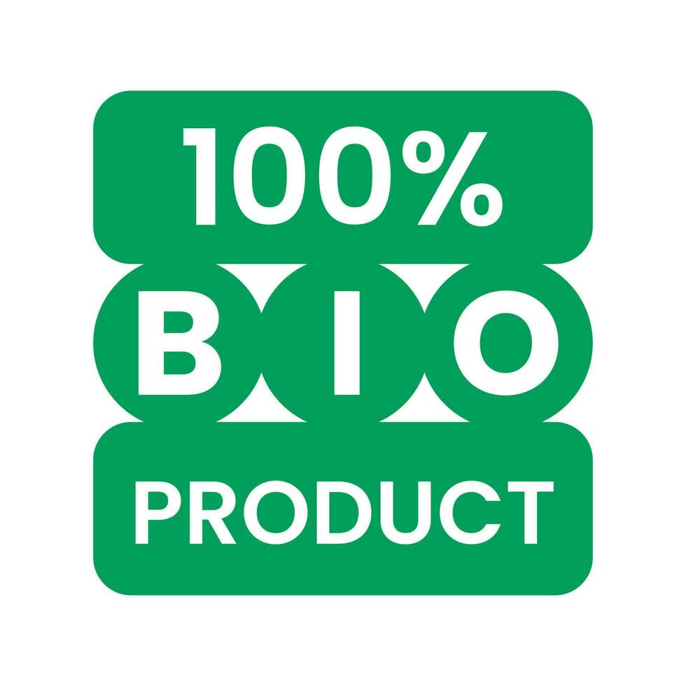 bio producto verde pegatinas, etiquetas, etiquetas, iconos vector