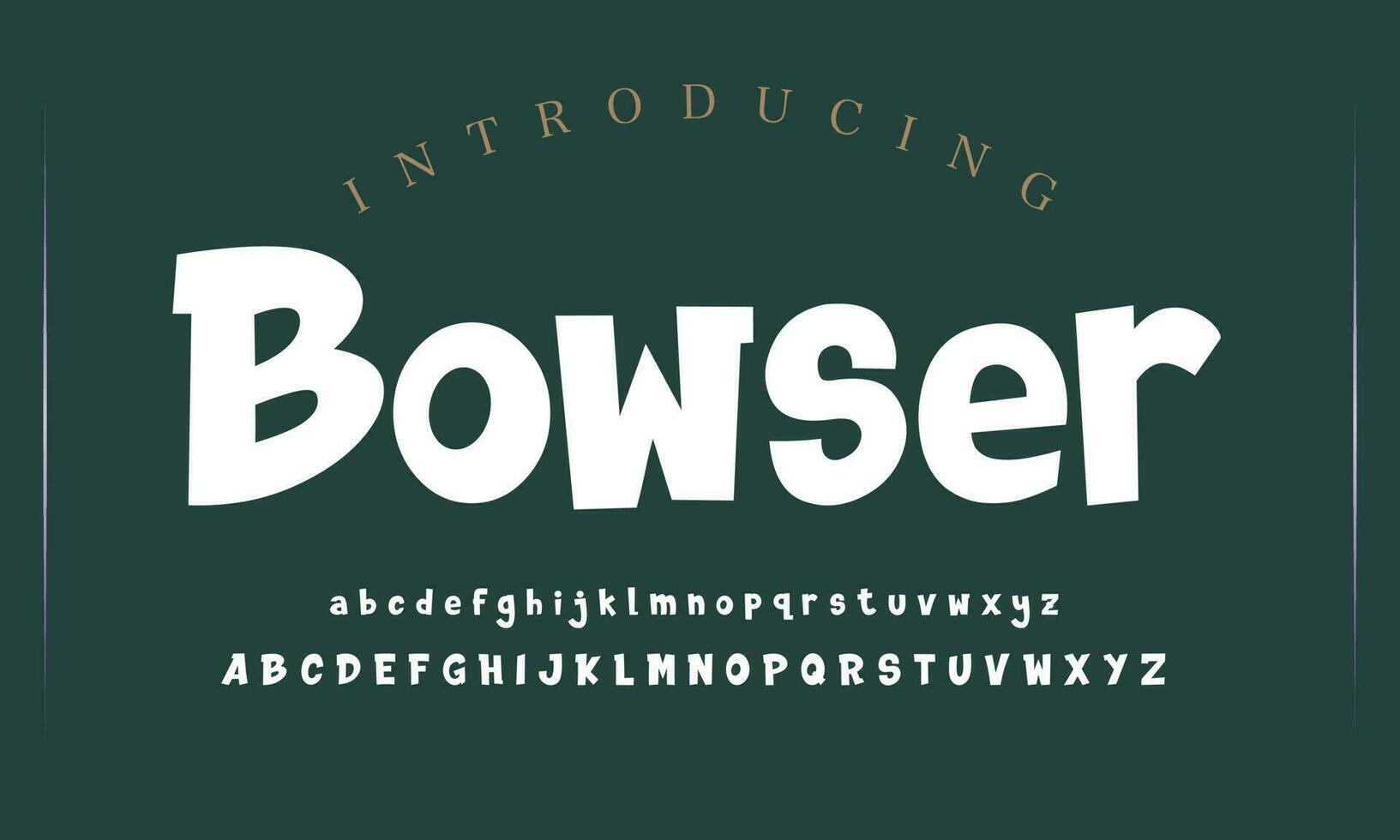 Playful style font design, childish alphabet letters and numbers vector illustration
