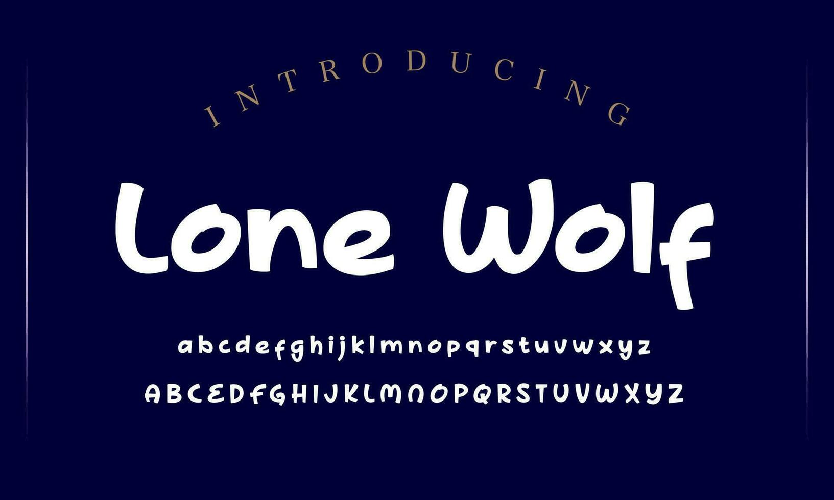 Playful style font design, childish alphabet letters and numbers vector illustration