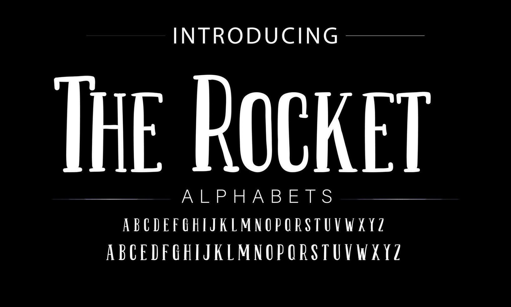 Playful style font design, childish alphabet letters and numbers vector illustration