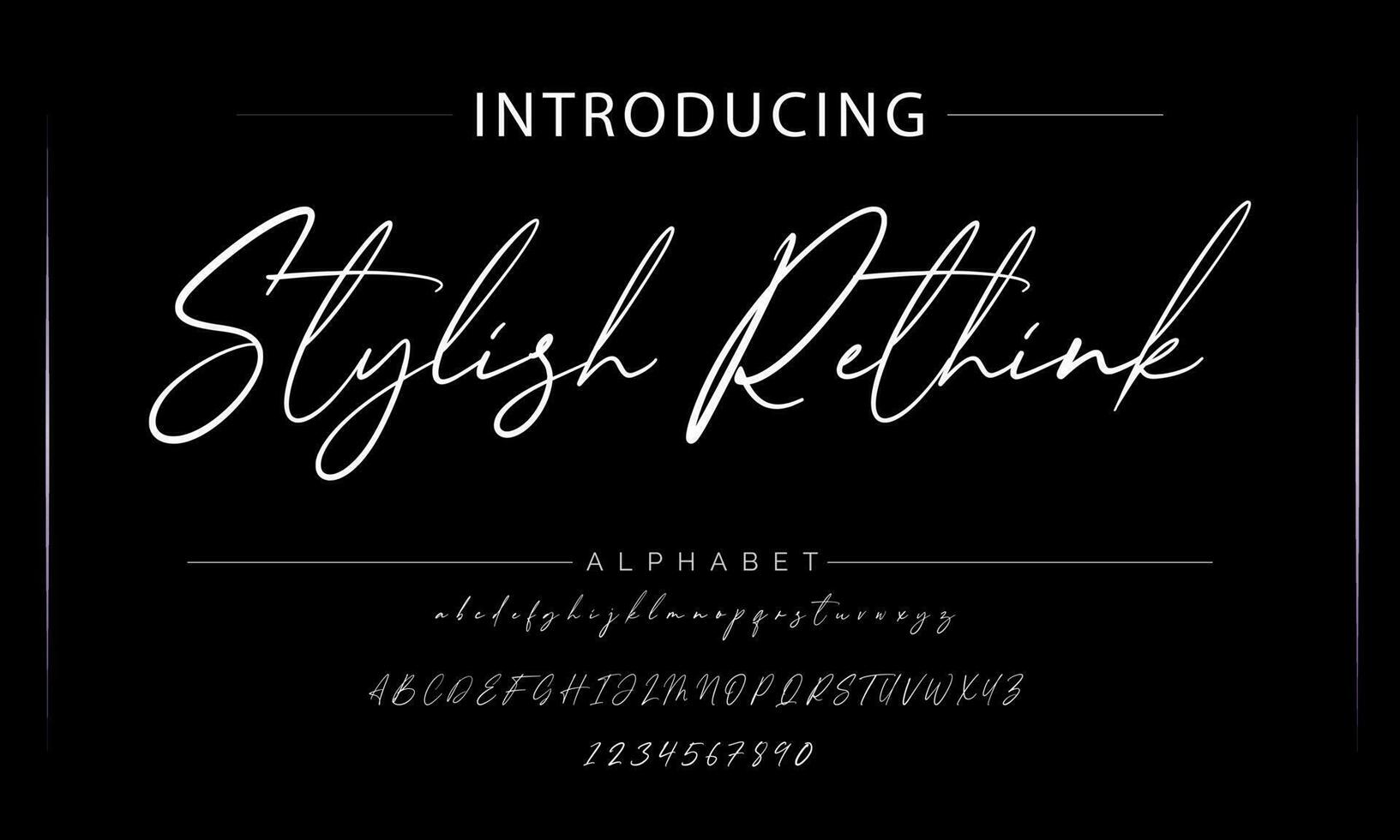 Hand drawn calligraphic vector monoline font. Distress signature letters. Modern script calligraphy type. ABC typography latin signature alphabet.