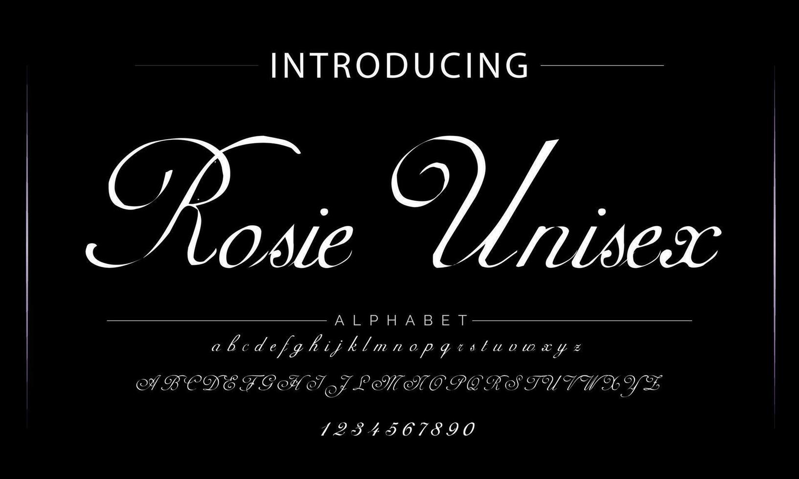 Hand drawn calligraphic vector monoline font. Distress signature letters. Modern script calligraphy type. ABC typography latin signature alphabet.