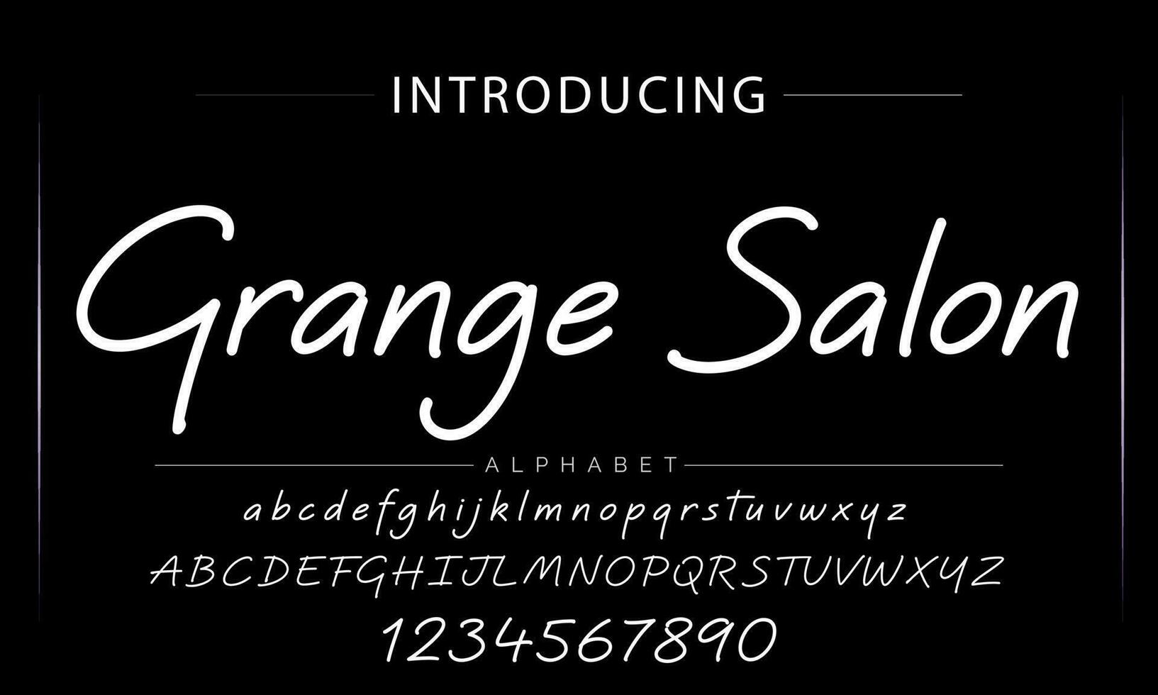 Hand drawn calligraphic vector monoline font. Distress signature letters. Modern script calligraphy type. ABC typography latin signature alphabet.