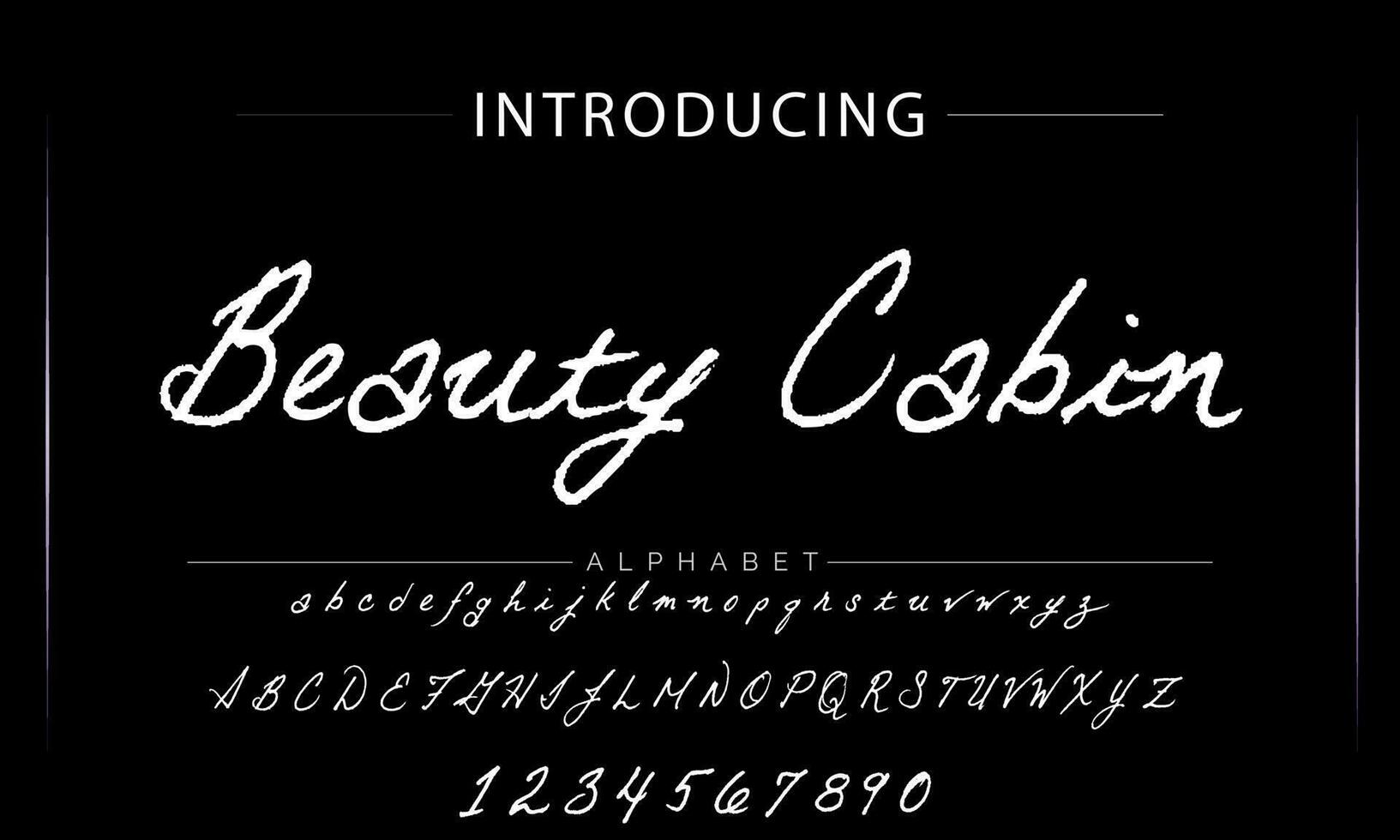 Hand drawn calligraphic vector monoline font. Distress signature letters. Modern script calligraphy type. ABC typography latin signature alphabet.