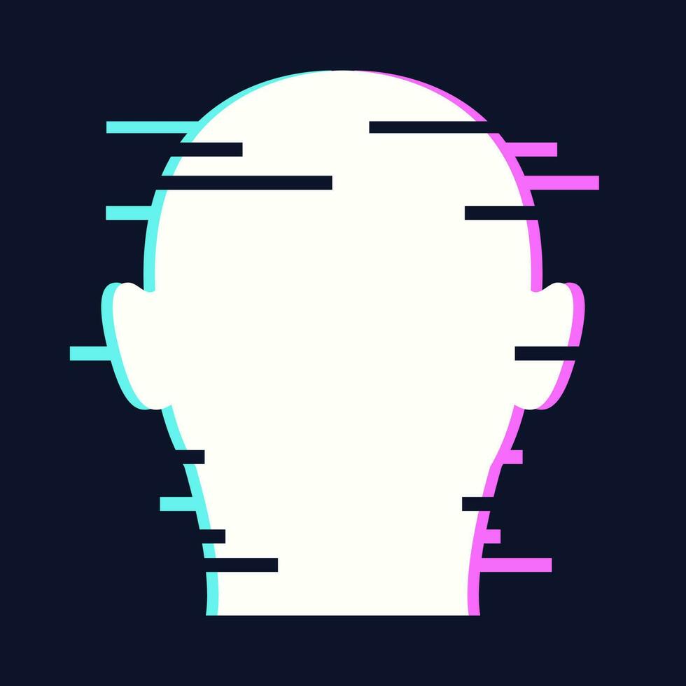 Hand pulls out thoughts from the head. vector
