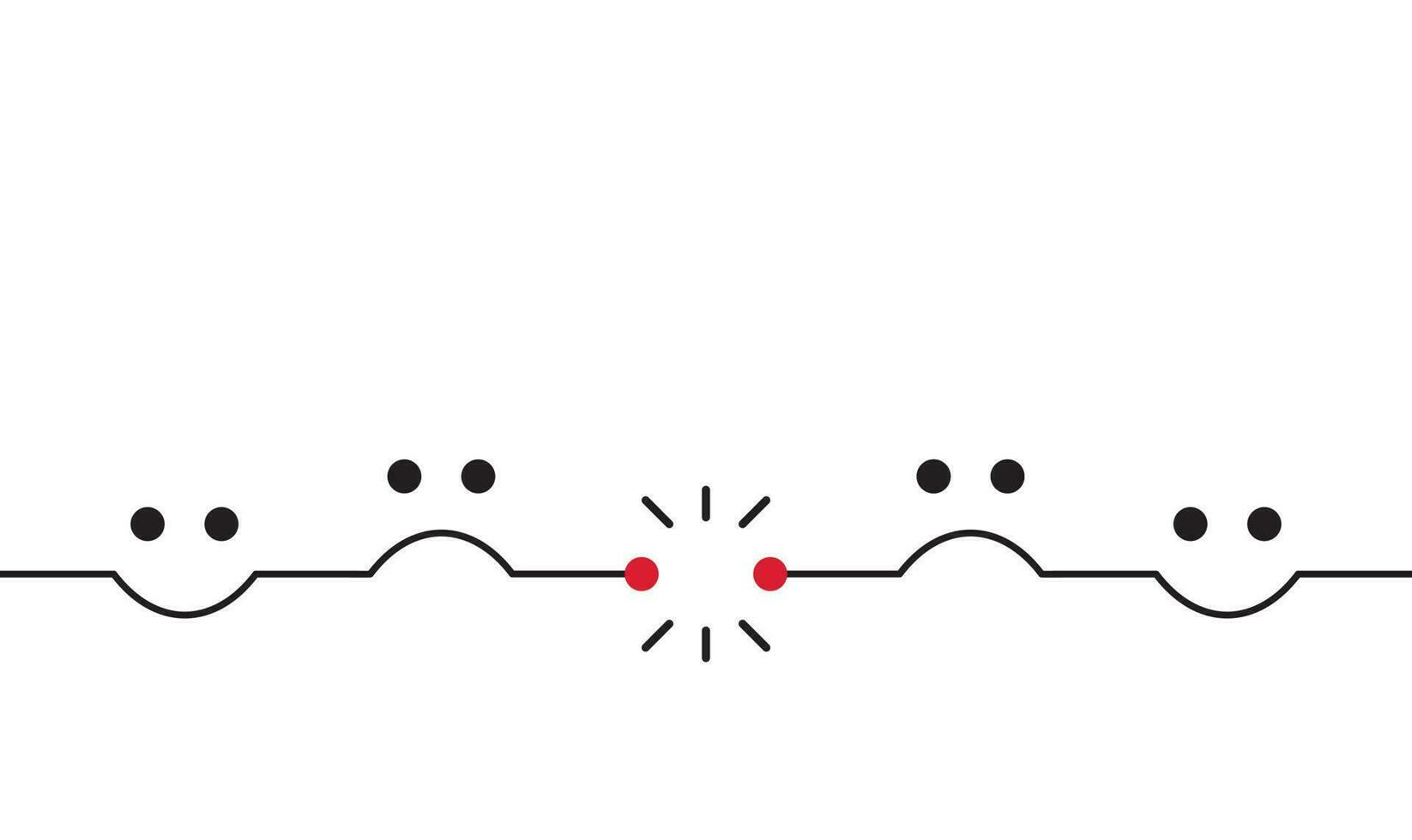 Disconnected wi fi or wire. Internet loss vector