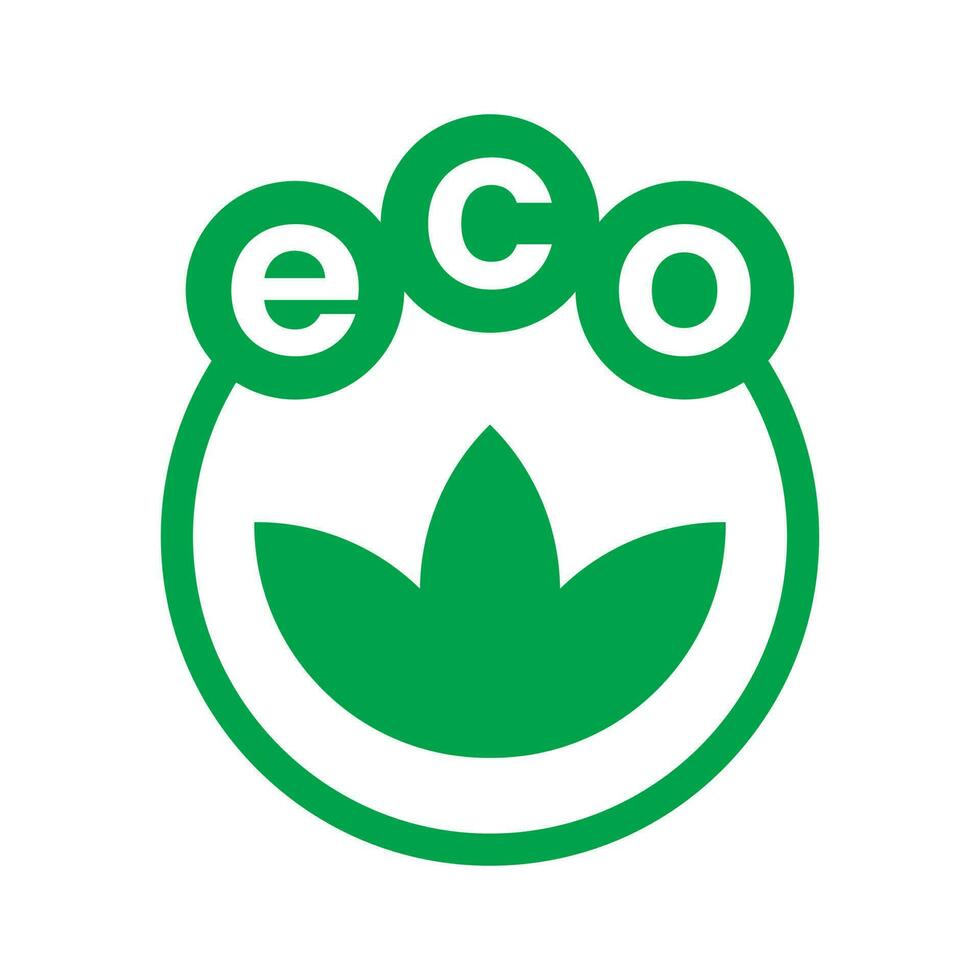 eco simpático producto pegatinas, etiquetas, etiquetas, iconos vector