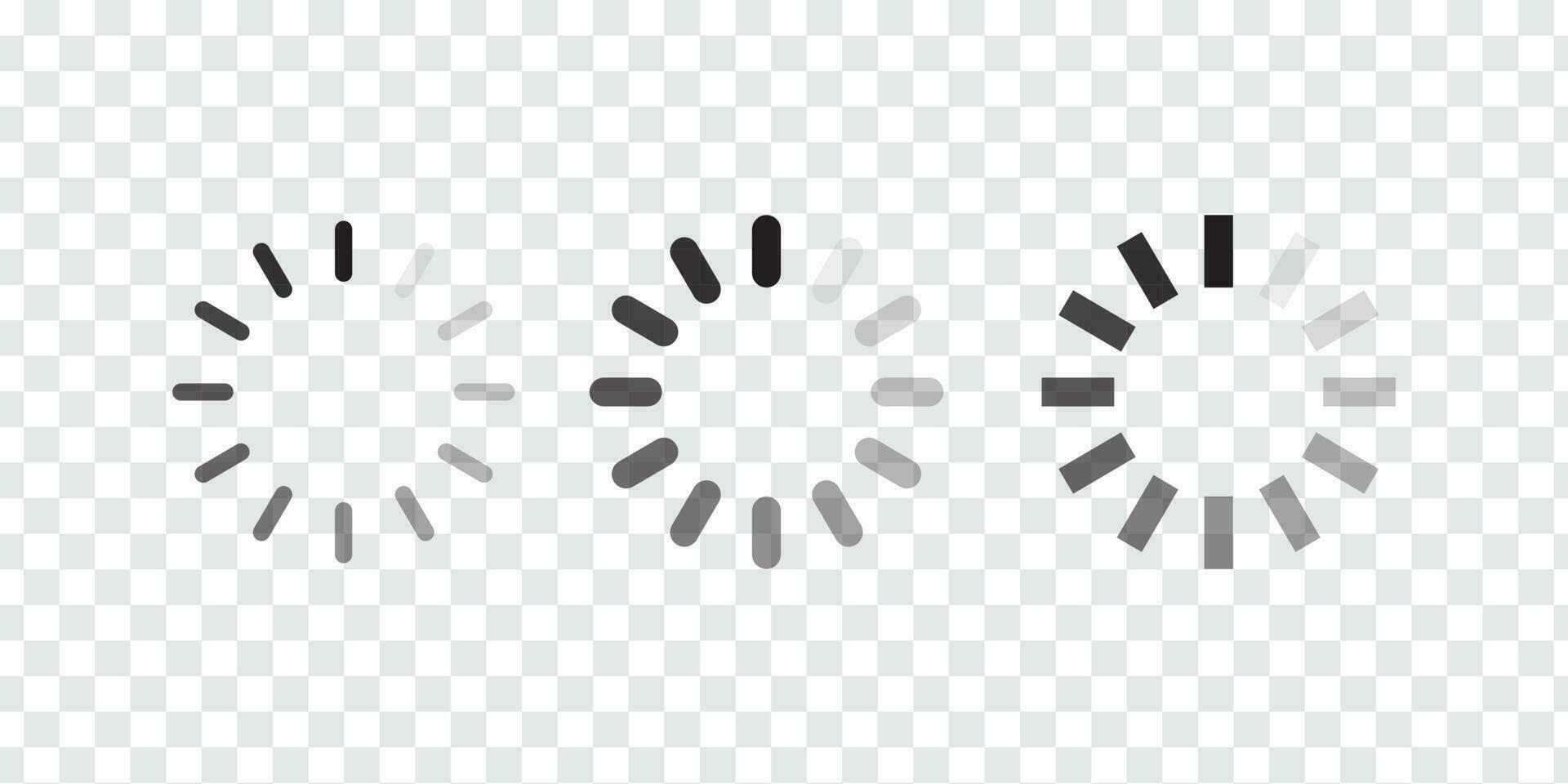 Circle progress bar loader. Round cyclic icon. vector
